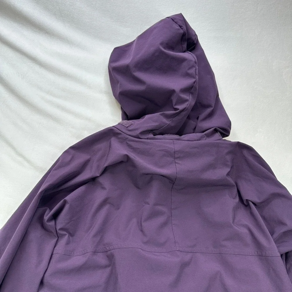 Sweaty Betty London Purple Hooded Lightweight Jacket Size S‎ Thumbholes